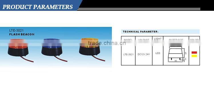 Two colors Rotating LED Flashing Warning Beacons