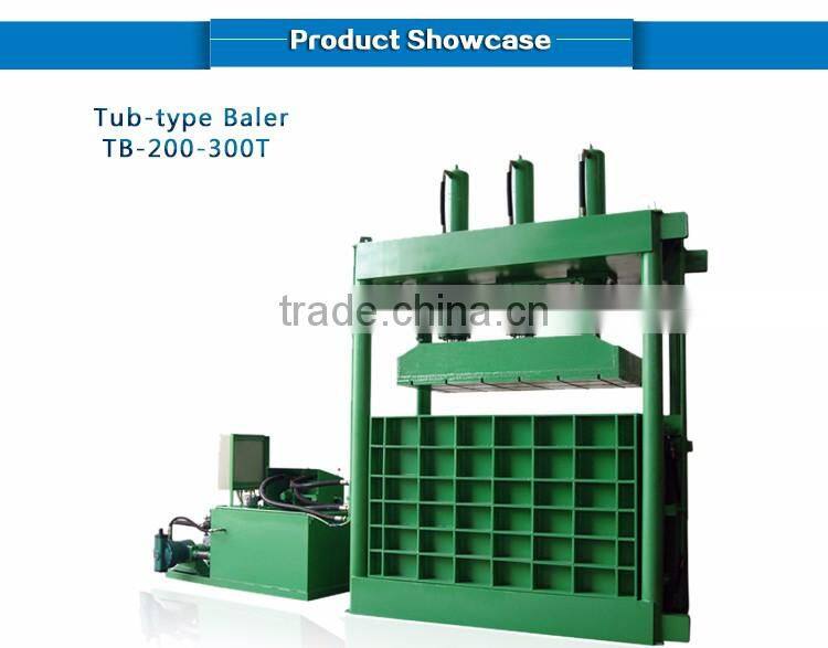 Filling at the price Hydraulic Tub-Type plastic baler for sale