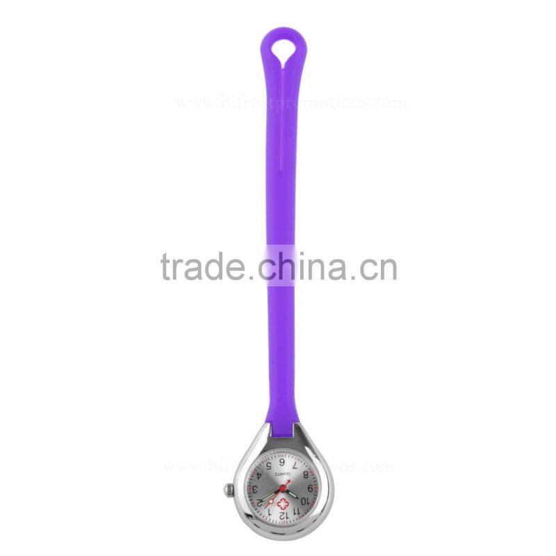 Popular Promotion Gift Brooch Silicone Rubber Nurse Watch