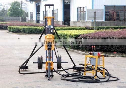 Light-duty rock DTH drilling rig bore hole drilling machine