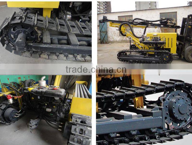 high performance open-air drill-pneumatic&Hydraulic depth 20m mine and rock crawler drilling machine