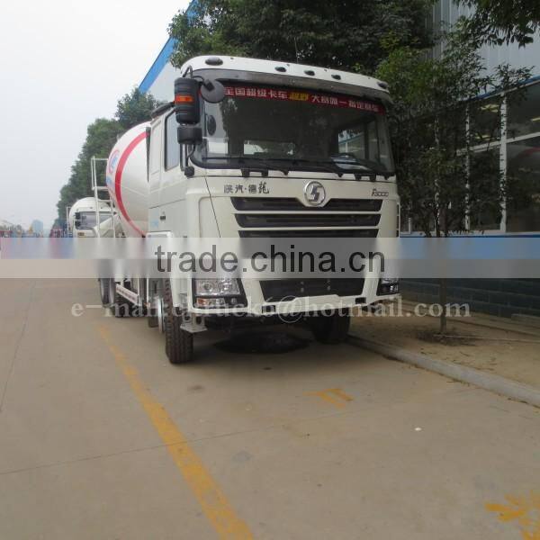 340 Hp SHACMAN 6*4 Cement Mixer Truck 9m3