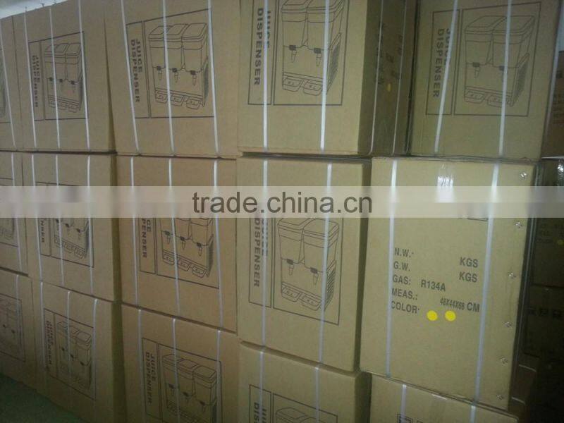 12L double tanks Juice Dispensing Beverage Cooler