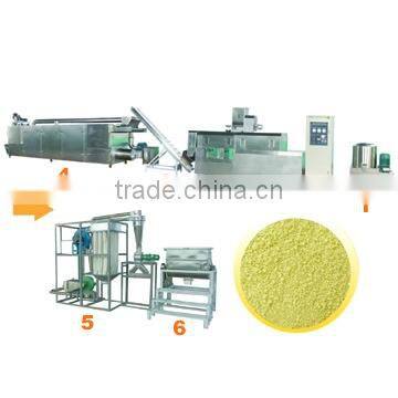 Extruded rice powder nutritional baby food processing line