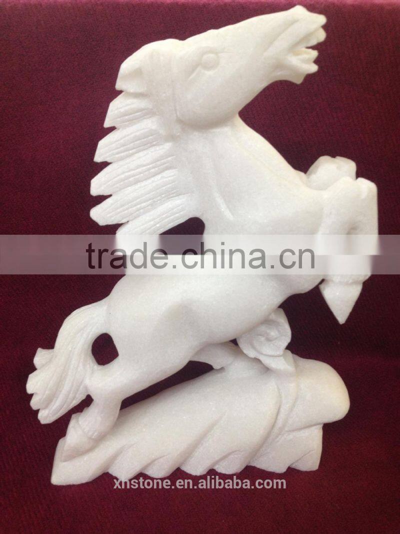 Little tiger stone craft with hand carving