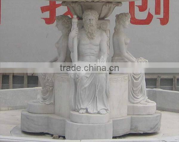 Hand Carved Marble Modern Garden Fountain