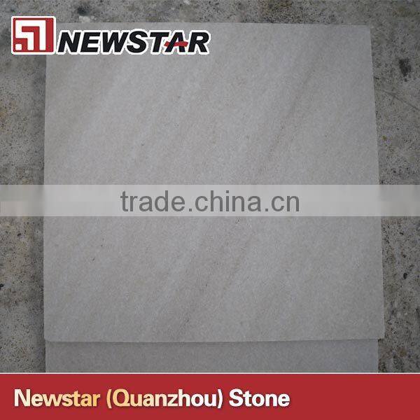 Natural white quartzite stone floor