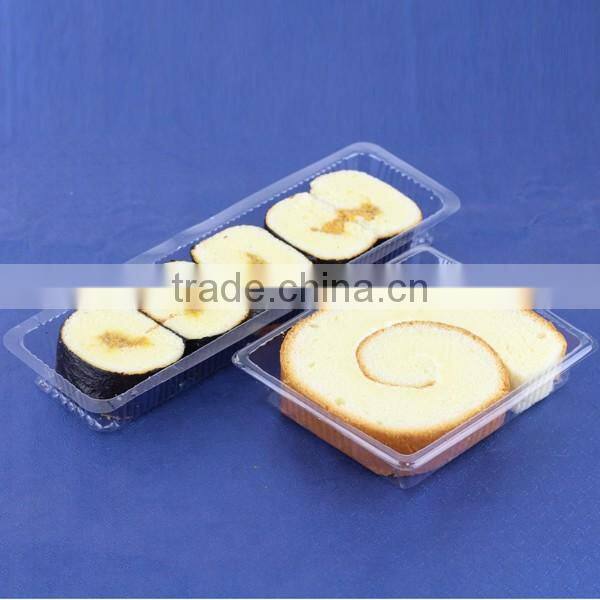 PET/PP disposable triangle transparent sandwich/cake plastic food container/box/packaging