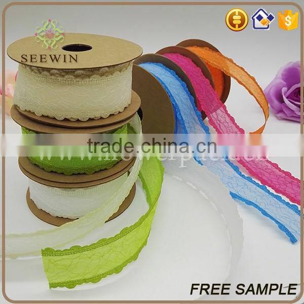 customized organza and mesh ribbon