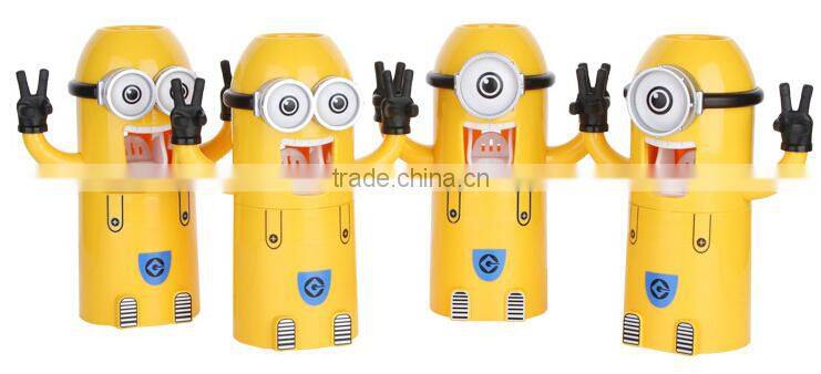 Wholesale Stock Plastic Toothpaste Squeeze + Cup +Toothbrush Holder