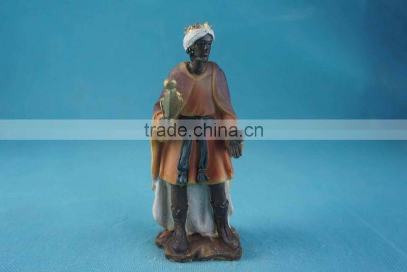 Small resin figurine about nativity story, resin nativity figurines with different design