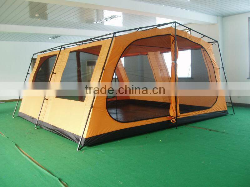 big largest tents camping family using for 12 person