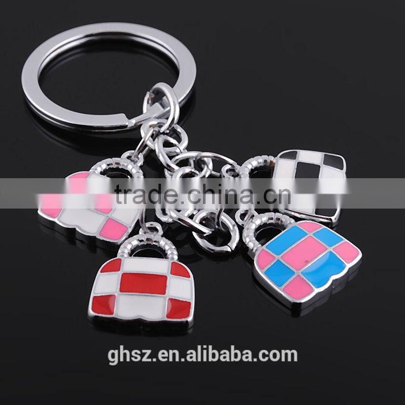 Guo hao hot sale custom key chain parts promotional items , promotional metal made keychain