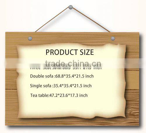 aluminum frame garden furniture rattan sofa