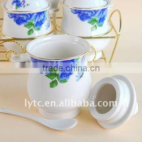 ceramic colorful canister set