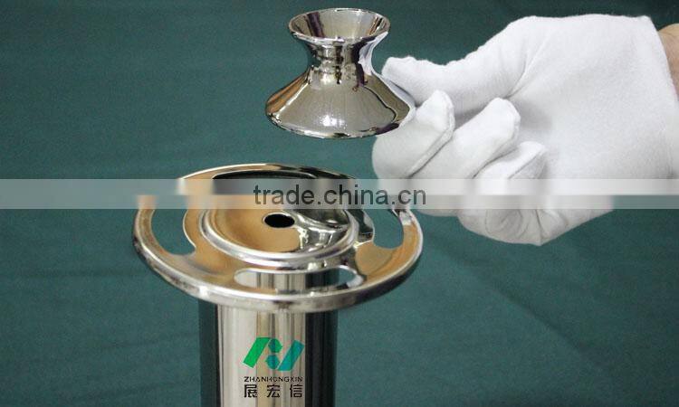 ZHX supplier hotel queue rope barrier queue pole rope 1.5