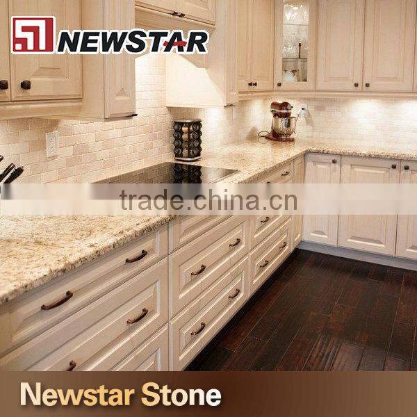 Newstar fabricated OG finish new giallo ornamental granite countertop