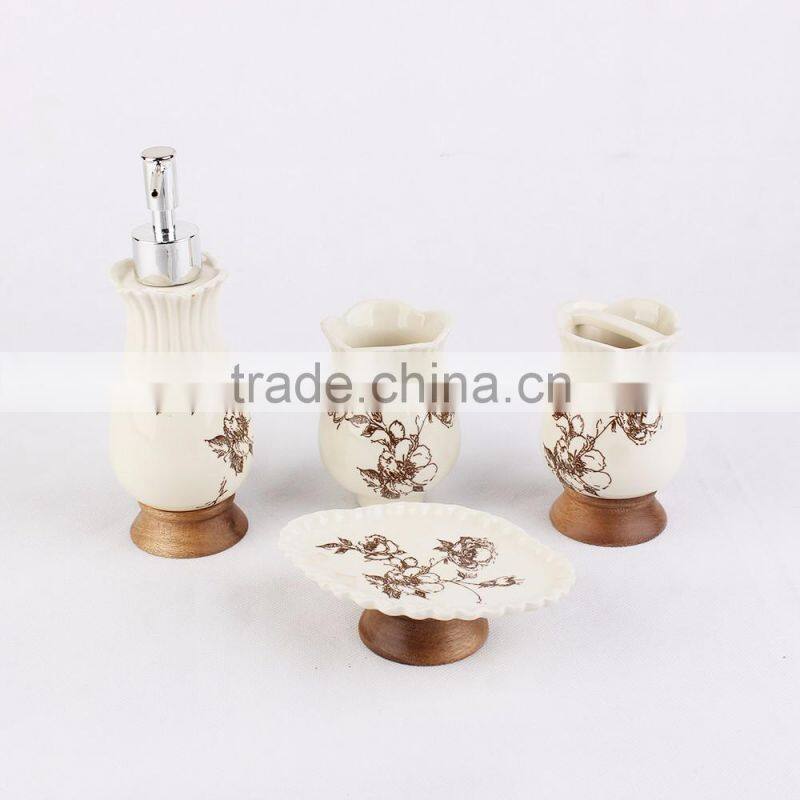 Flower bottleneck Ceramic modern decorating home accessories bathroom accessories