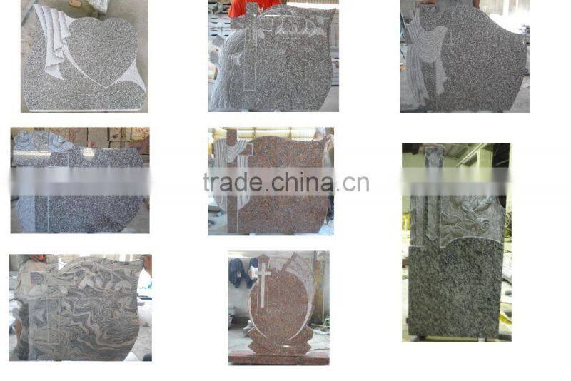 China cheap G635 red granite headstone