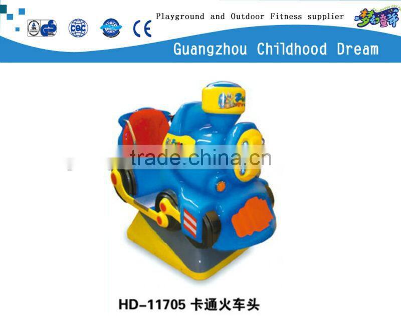 (HD-11705)Cartoon Locomotive Electric Mini Train Amusement Kiddie Rides