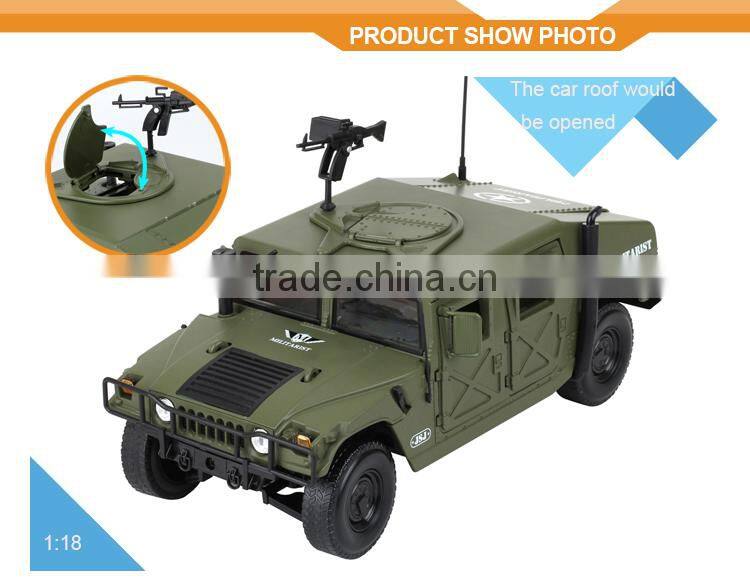 New Arrival! China Wholesale Alloy Battle Car Toy 1/18 Diecast Car for Sale