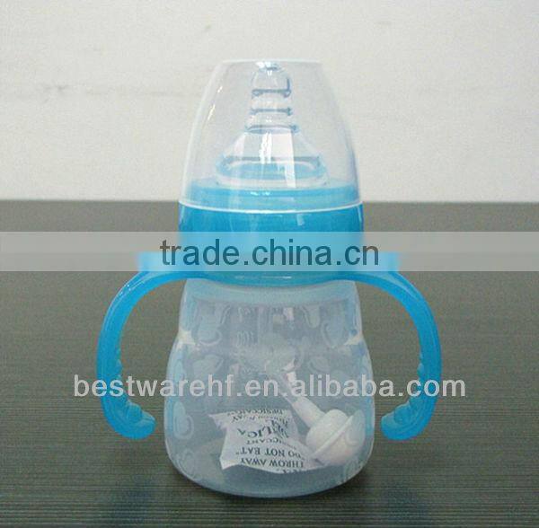 cute baby feeding silicone bottle water bottle 240ml