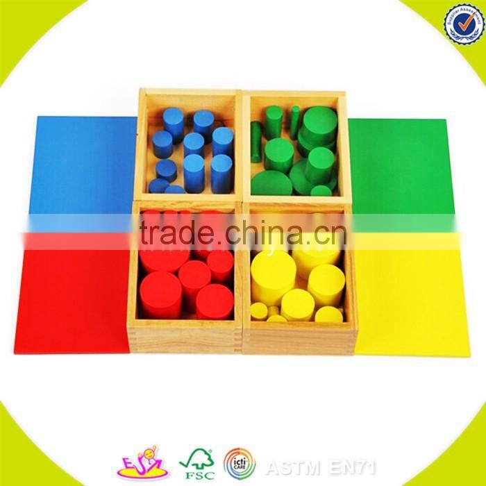 2017 New design toddlers educational wooden montessori classroom materials W12F019