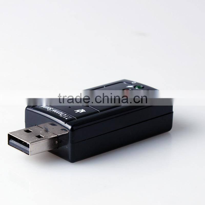 Usb virtual 7.1ch sound card ,h0tnw sound card usb for sale