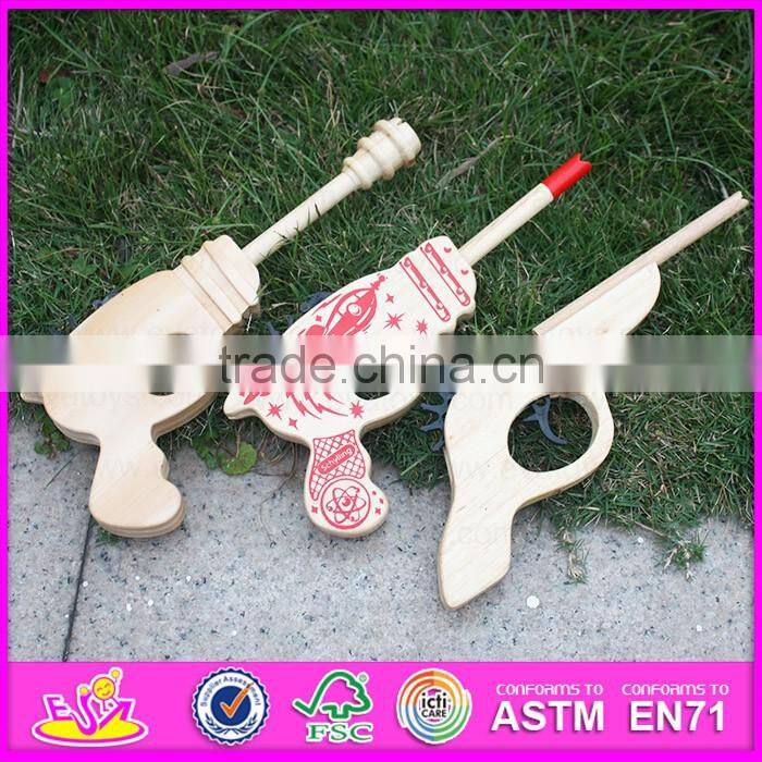 2016 best sale children wooden gun toy W02A098