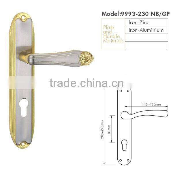 cheapest price customsized EU and USA zinc alloy door handle