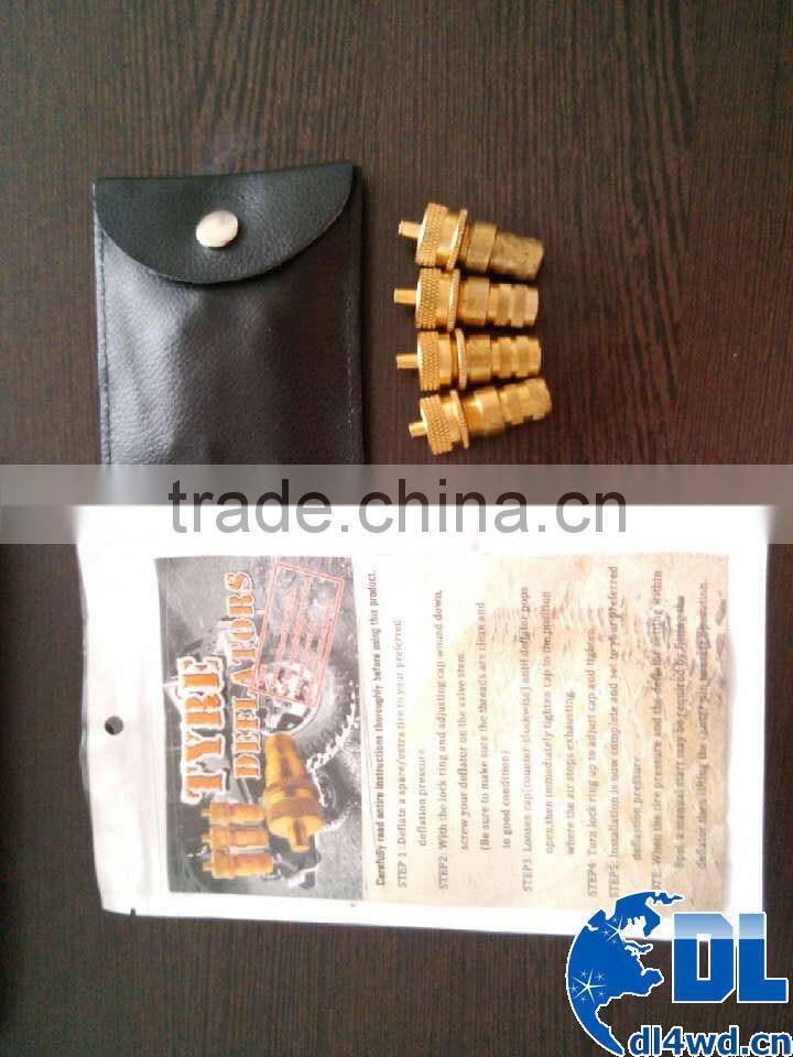 2017 car parts 4x4 tire deflators off road accessory deflatable valve 4x4 tyre deflator