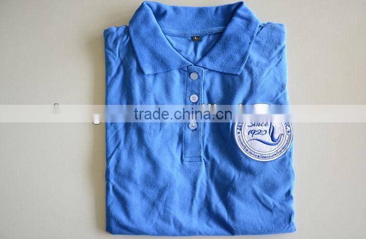 Cotton pique embroidery greek letter short sleeves polo tshirts