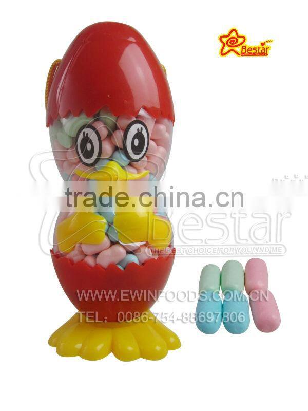 High Grade Quality Duck Bottle Shape Crispy Marshmallow Candy