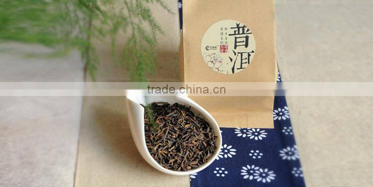 Wholesale mellow taste weight lose loose puerh tea highly welcomed detox tea Yunnan famous ripe royal puer tea