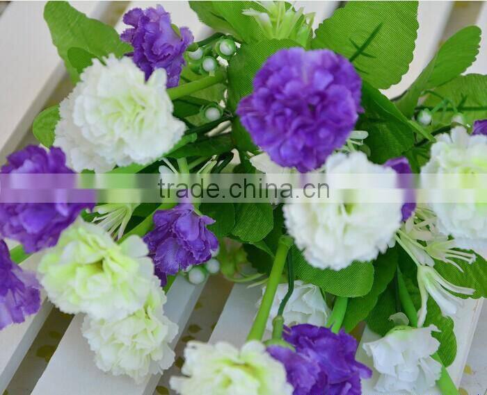 40cm 11 Stems Promotional Silk Carnation Artificial Flower