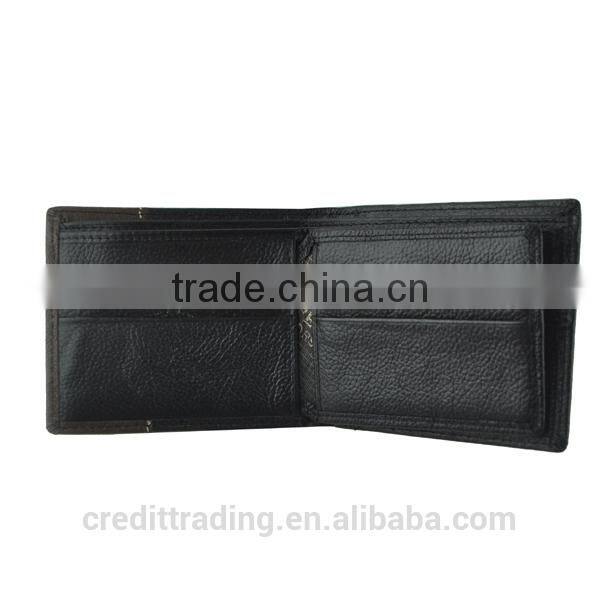 2015 european wholesale design leather wallet for men