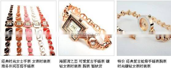 fashion Crystal Women's Bracelet Bangle Cuff WATCH watch HYY-KQL04