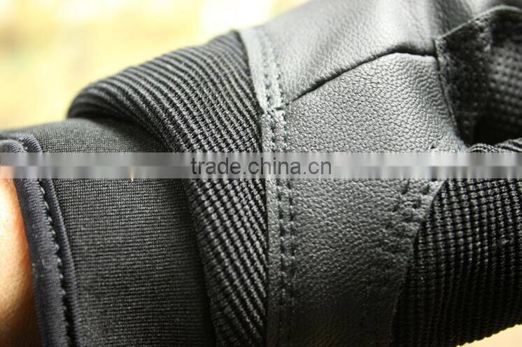 custom black carbon fiber antislip abrasion proof military half finger tactical gloves