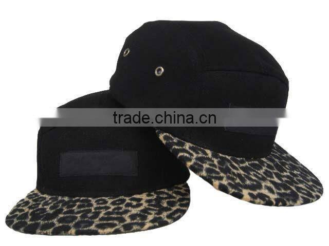 custom fashion zebra stripes flat snapback caps