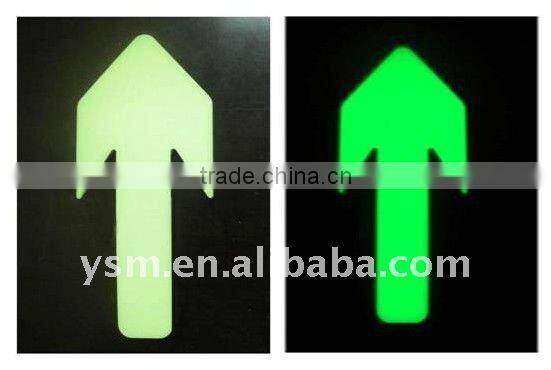 PVC type 6-24 hours photoluminescent film for safety signs