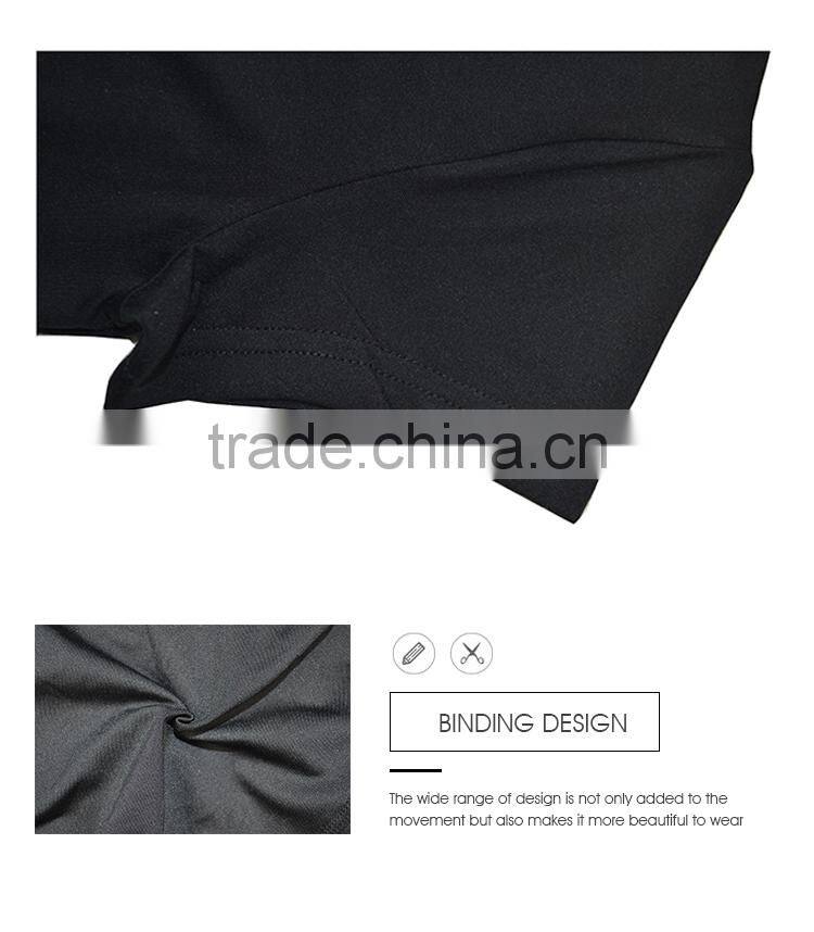 Women's sportwear breathable plain black sport tshirt yoga woman top blouses uniforms