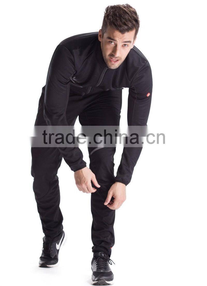 2017 top design fitted wholesale latest design mens tracksuit with slim fit size