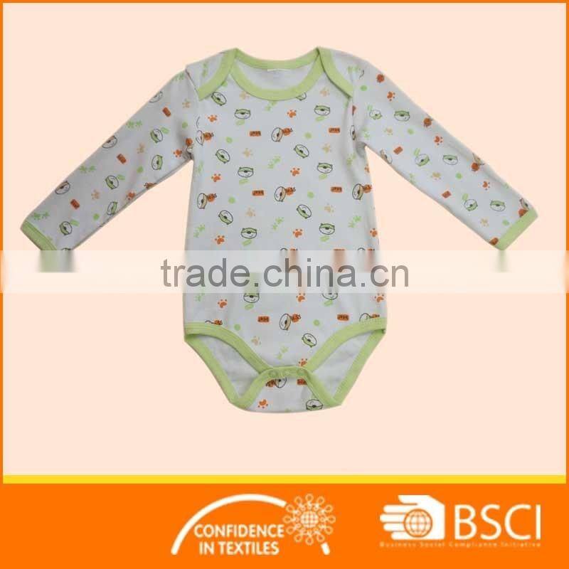 Cartoon Long Sleeved Cotton Baby Clothes Romper