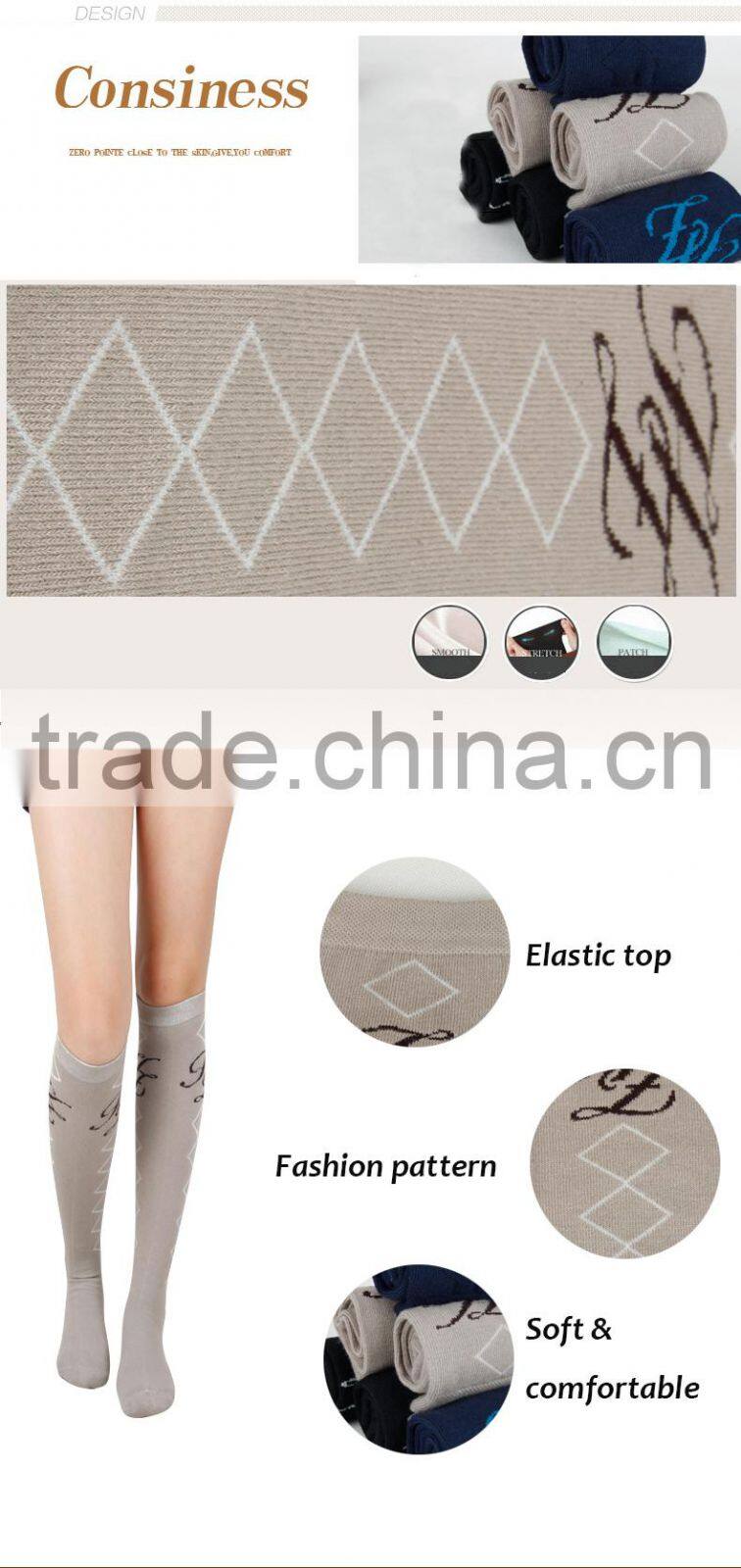 Japanese knee high custom logo warm thermolite socks