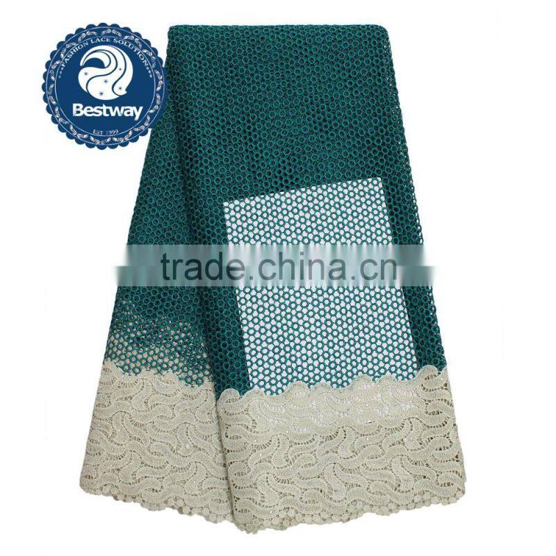 Plain and elegant guipure lace trim sewing lace cupion lace fabric with high quality CP 1059