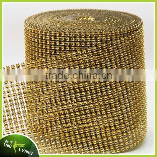 wholesale hot fix high quality crystal 4mm rhinestone mesh manufacture