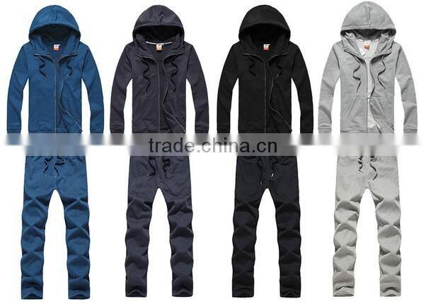 good quality hot sale 2017 Jiangxi alibaba cotton fleece tracksuits
