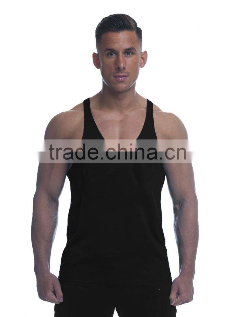 Custom Mens Sports striger Wholesale Cotton Plain Tank Top