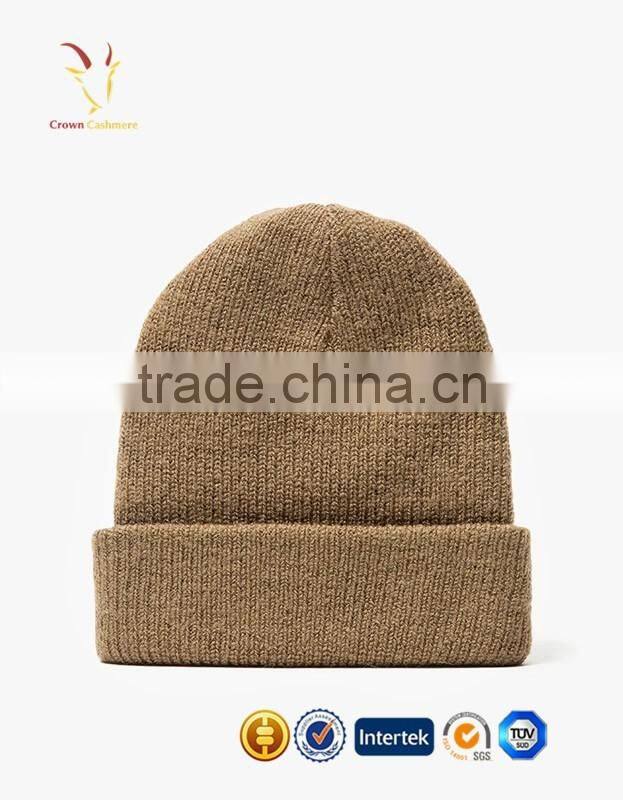 Knitted Beanie Hat Cashmere Custom Beanies Cap