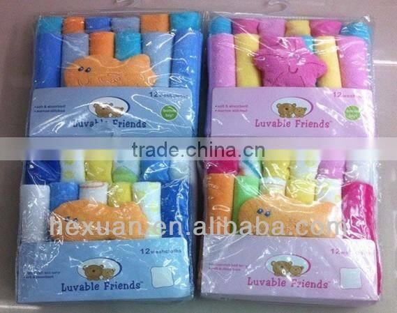 kids towel baby wash cloths wholesale baby handkerchief